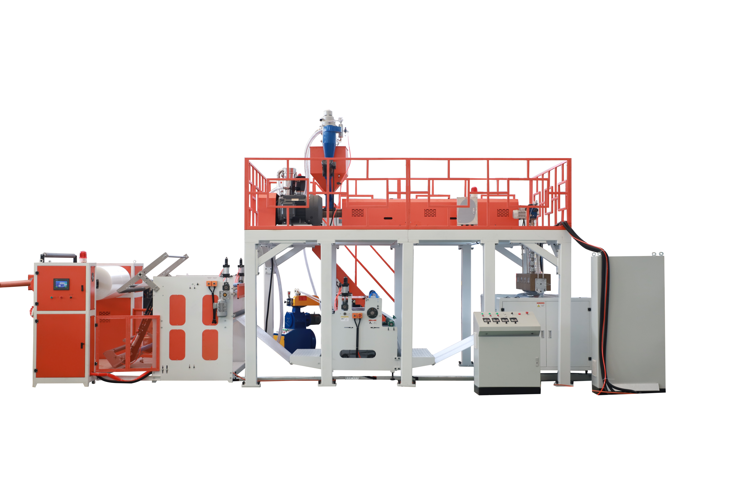 Двухслойная машина для производства воздушно-пузырьковой пленки